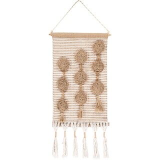 Visual Reference: Artistic Weavers Mirron Hand Woven Boho Shag Wall Tapestry 14