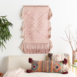 Livabliss Sanae Hand Woven Tasseled Wall Tapestry - 24" x 36"