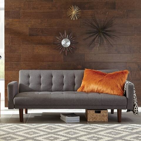 Coaster Furniture Sommer Grey Tufted Upholstered Sofa Bed