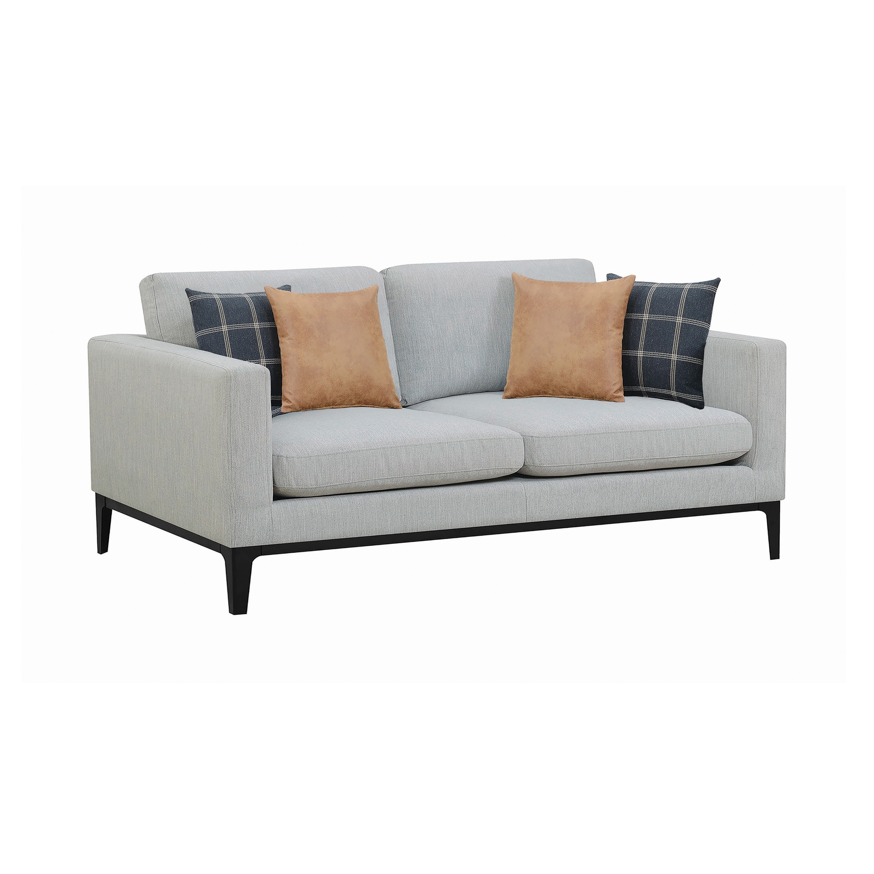 Coaster Furniture Apperson Light Grey Cushioned Back Sofa - Bed Bath &  Beyond - 30600747