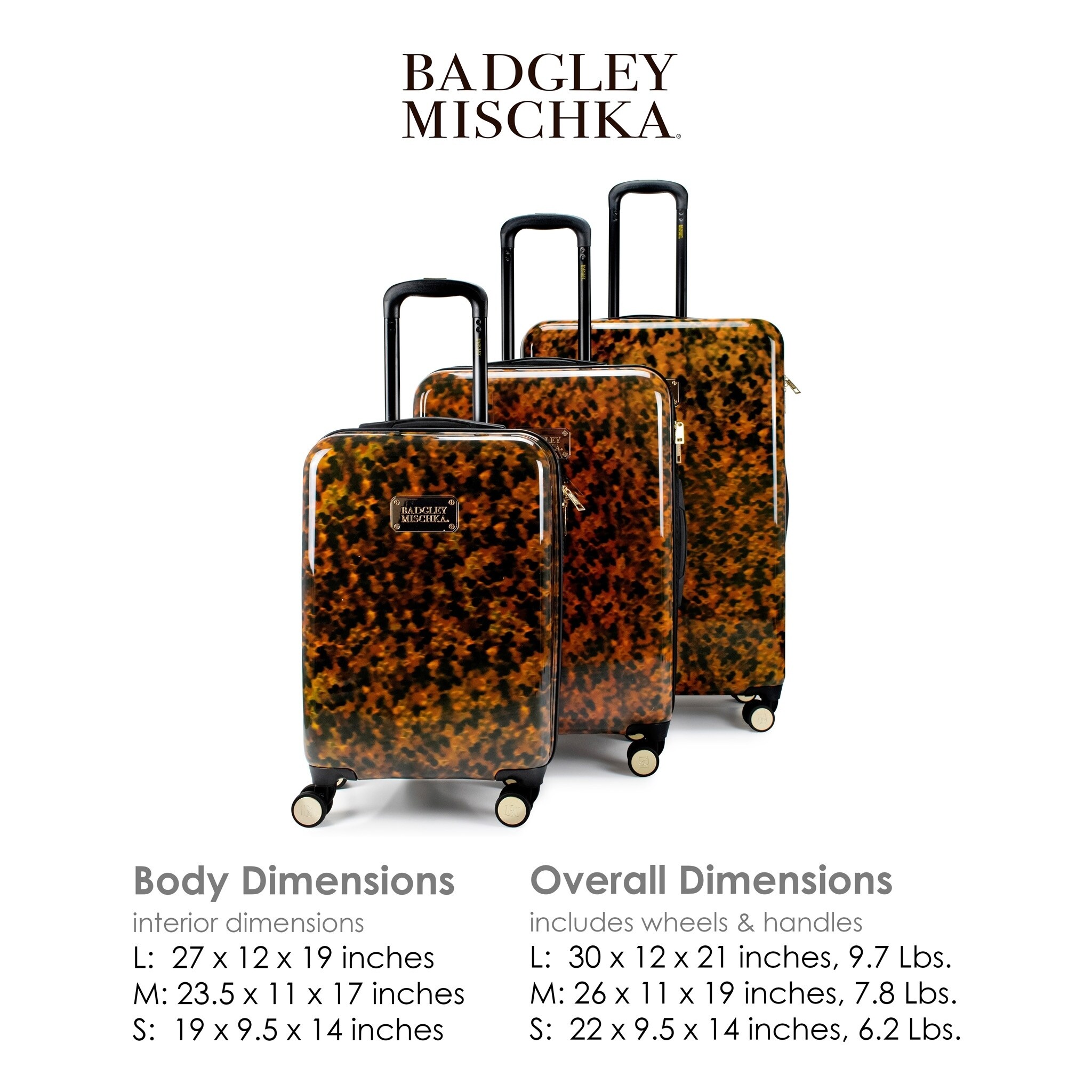 5 piece hard luggage sets