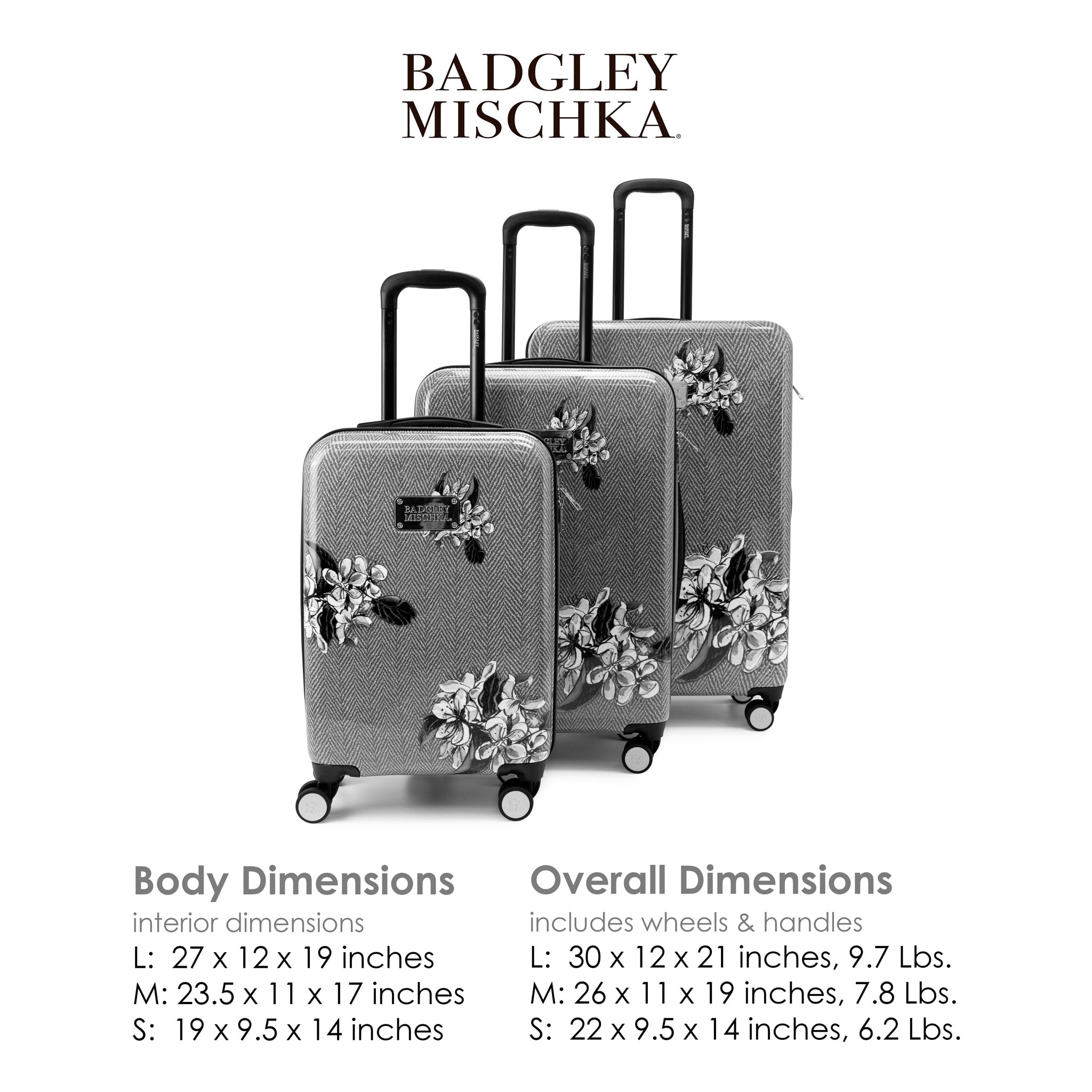 5 piece hard luggage sets