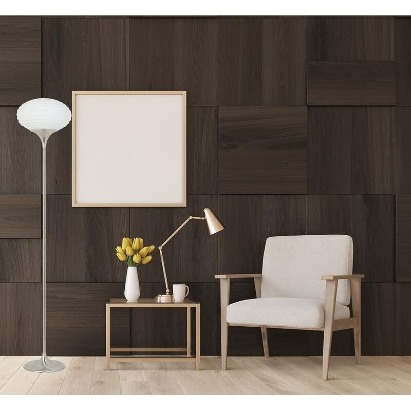 white globe floor lamp