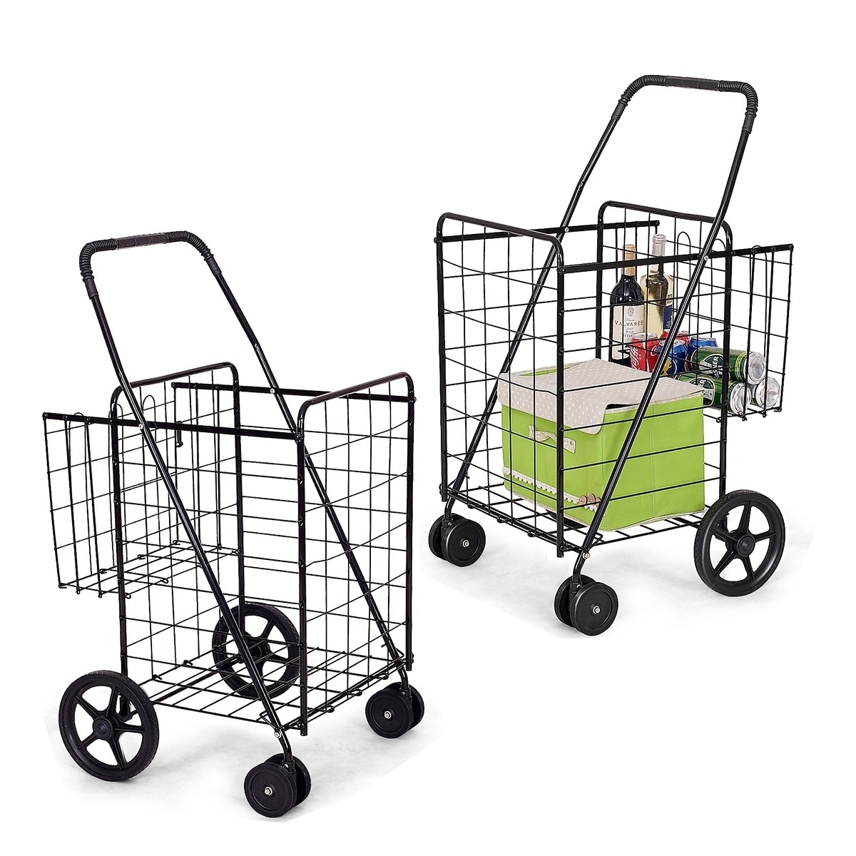 folding grocery shopping cart