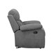 preview thumbnail 5 of 3, Kalen Glide Recliner in Gray Chenille