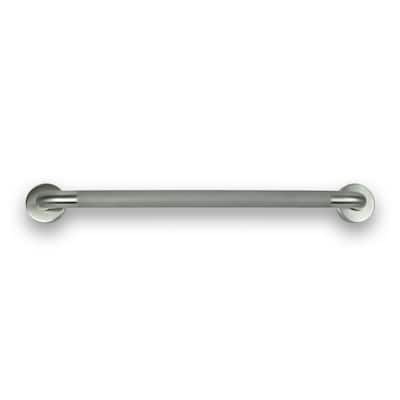 Keeney 1-1/4 in. Classic Stainless Steel Grab Bar, Concealed with Safety Grip