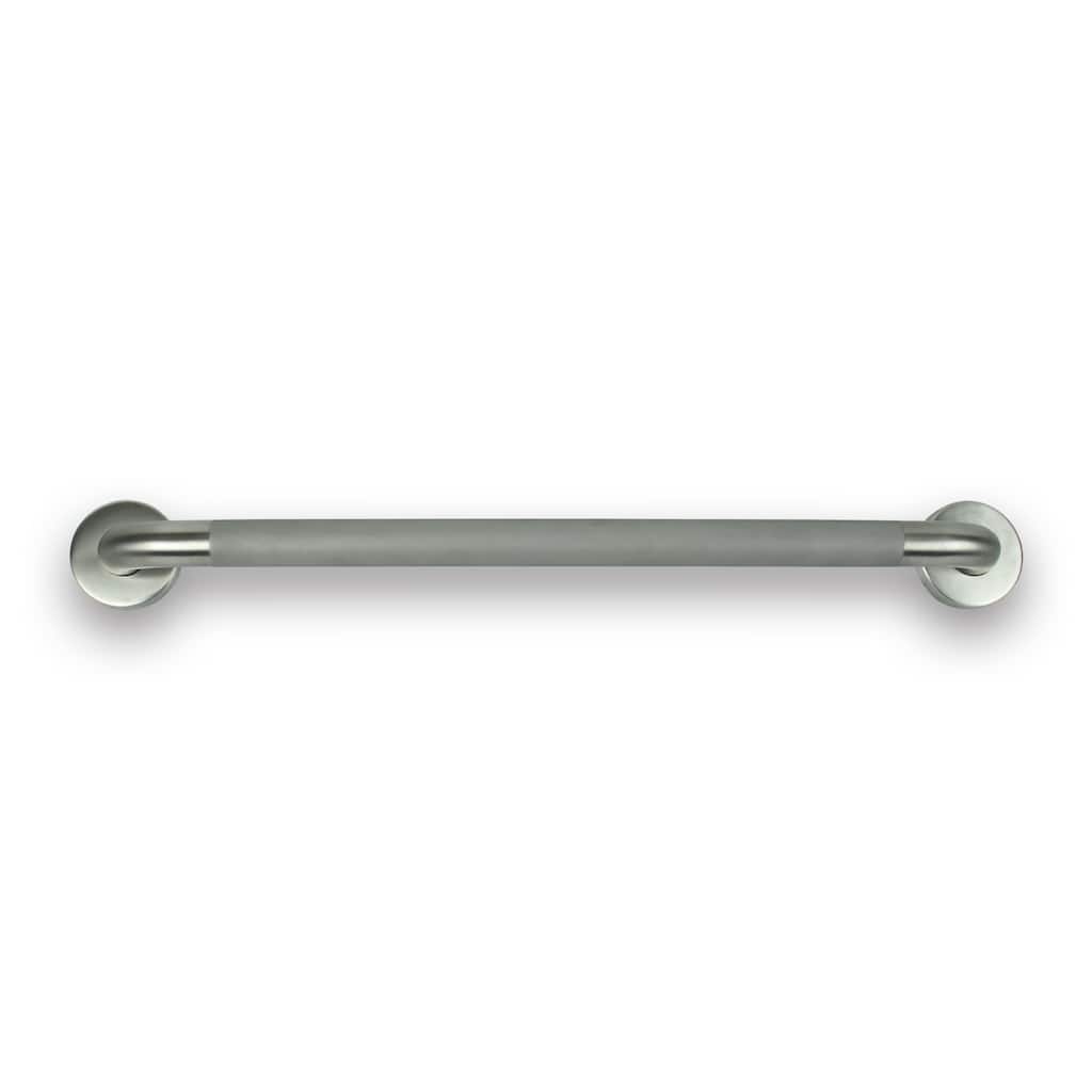 Keeney 1-1/4 in. Classic Stainless Steel Grab Bar, Concealed with Safety Grip