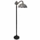 Gracewood Hollow Chopra Tiffany-style Antique Bronze Floor Lamp with ...