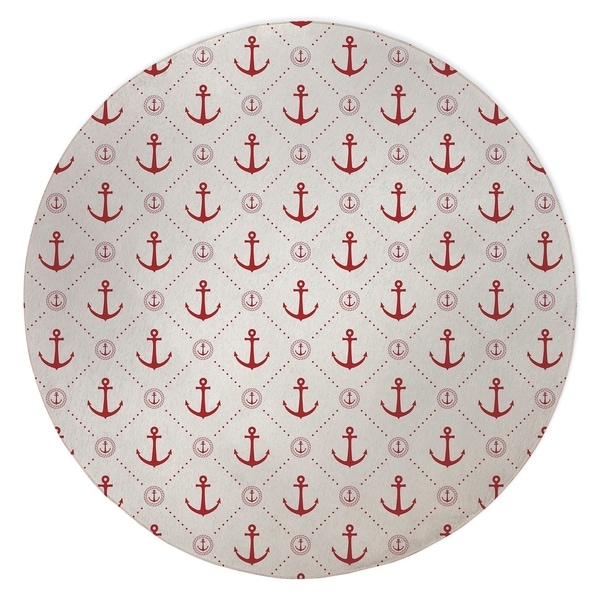 Shop ANCHOR CHIEF RED Area Rug By Kavka Designs - Free ...