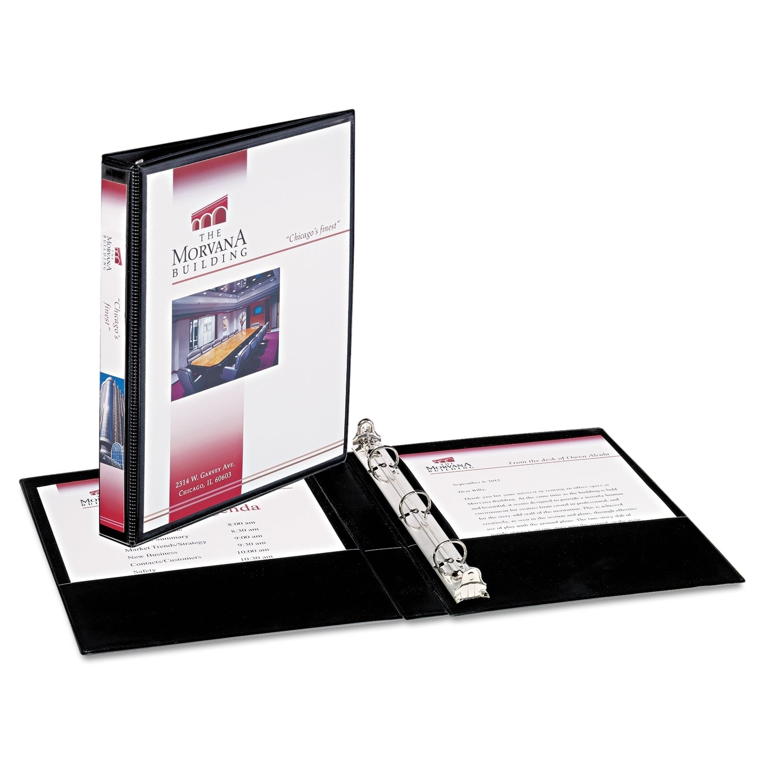 Durable View Binder with Round Rings, 8-1/2 x 5-1/...