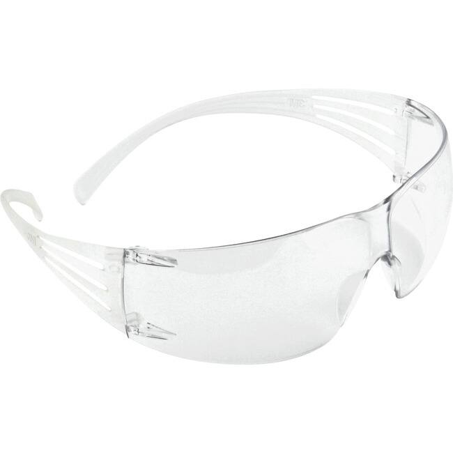 3M SecureFit Protective Eyewear - Ultraviolet Protection - Polycarbonate Lens - Clear - 1 Each