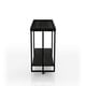 preview thumbnail 5 of 4, Furniture of America Alivia Rustic Black 47-inch 1-shelf Sofa Table