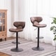 preview thumbnail 1 of 16, Carbon Loft Medway Weathered Airlift Adjustable Swivel Barstool (Set of 2)