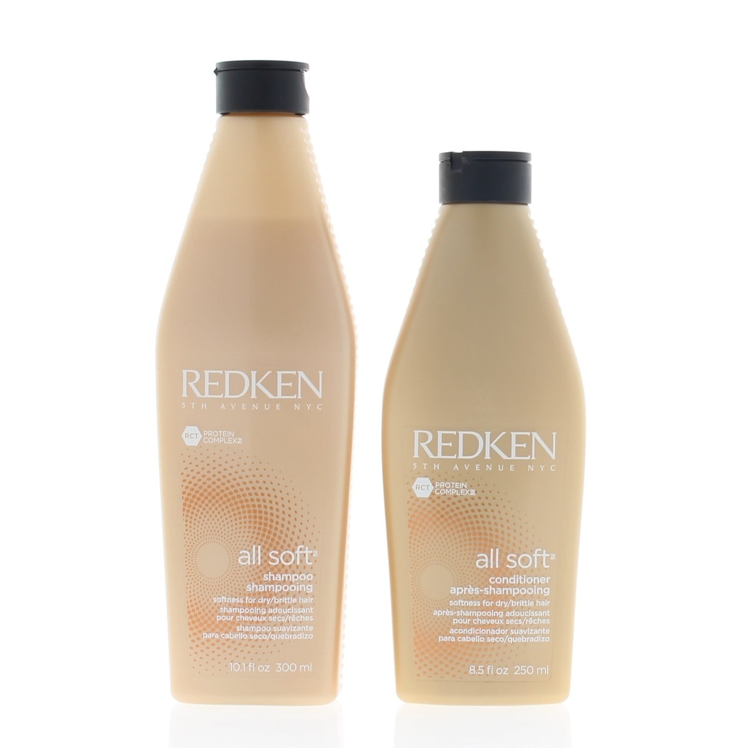 Redken All Soft Shampoo 300ml And Conditioner 250ml Combo Overstock