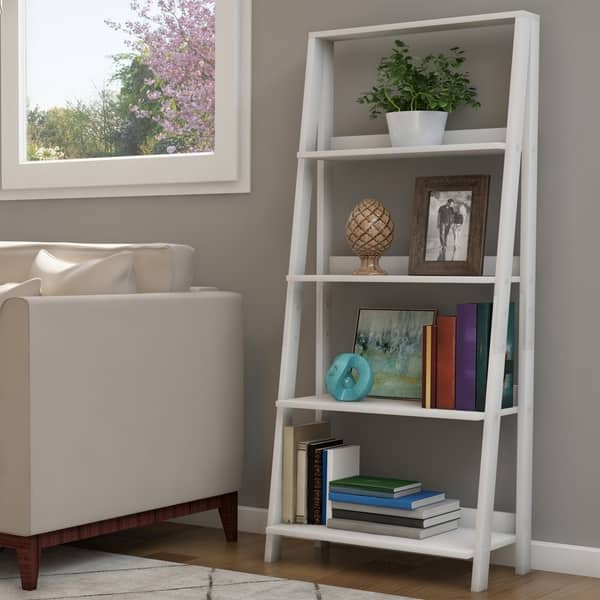 Shop 4 Tiered Free Standing Bookshelf By Lavish Home Free