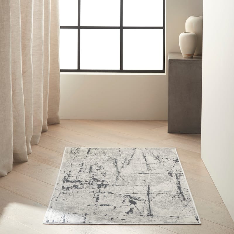 Calvin Klein Vapor Area Rug - 2'2" x 3'9" - Ivory/Grey