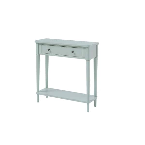 Shop Solid Wood Small Console Table With Drawer And Shelf Overstock 30615259