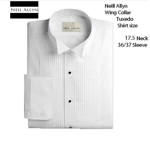 mens white shirt 17.5 collar