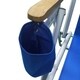 Portable High Strength Beach Chair with Adjustable Headrest Blue - Thumbnail 1
