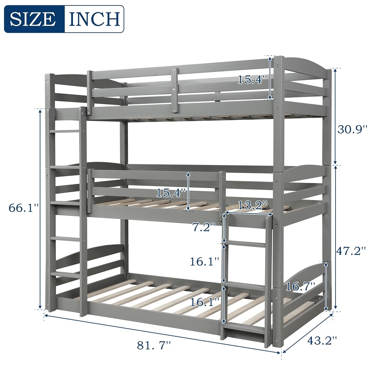 30 inch bunk beds