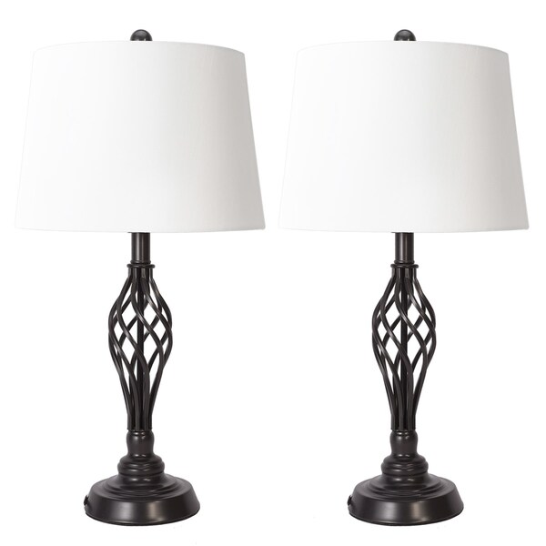 white farmhouse table lamp