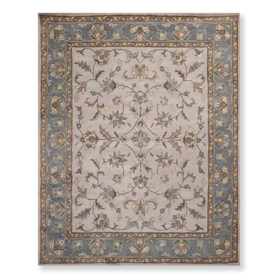 Persian Oriental Area Rug Hand Tufted Wool Traditional (8'x10') - 8' x 10'