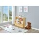 preview thumbnail 3 of 8, MUSEHOMEINC Wood Toy Storage with 4 Cabinet, Open Toy Storage Shelf, Multi-Bin Organizer Cabinet, Bookcase for Children Bedroom