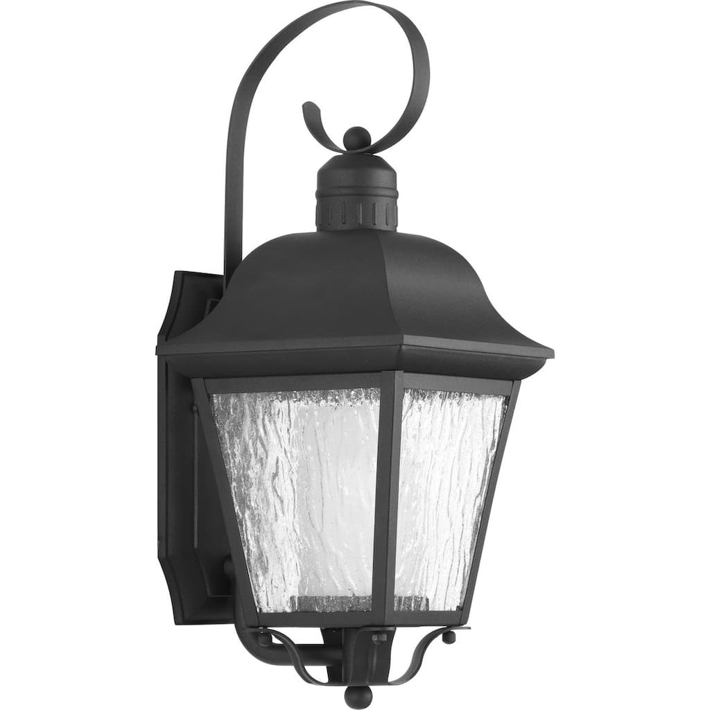 Andover Collection Black One-Light Medium Wall Lantern - 15.02" x 10.53" x 9.75"