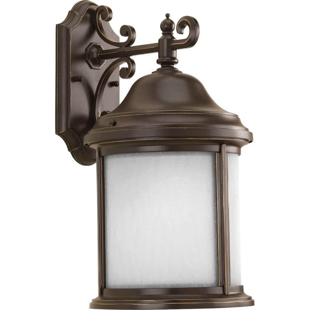 Ashmore Collection Antique Bronze One-Light Wall Lantern - 19.5" x 13.65" x 11.31"