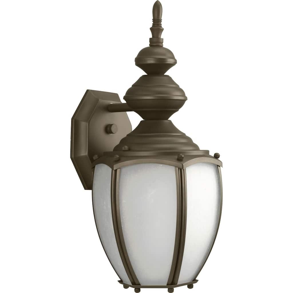 Roman Coach Collection Antique Bronze One-Light Wall Lantern - 15.75" x 8.27" x 8.27"