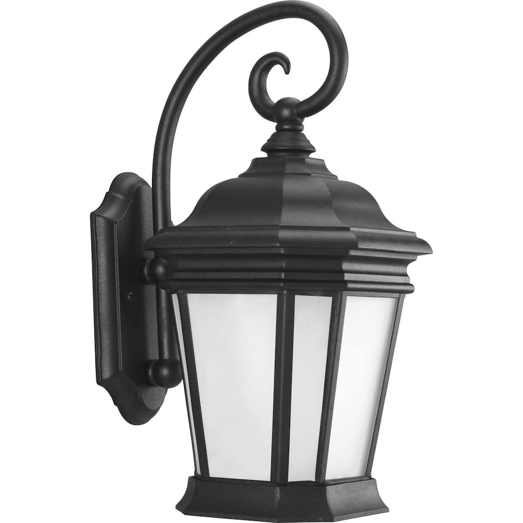 Crawford Collection Black One-Light Medium Wall Lantern - 19.09" x 13.58" x 11.22"