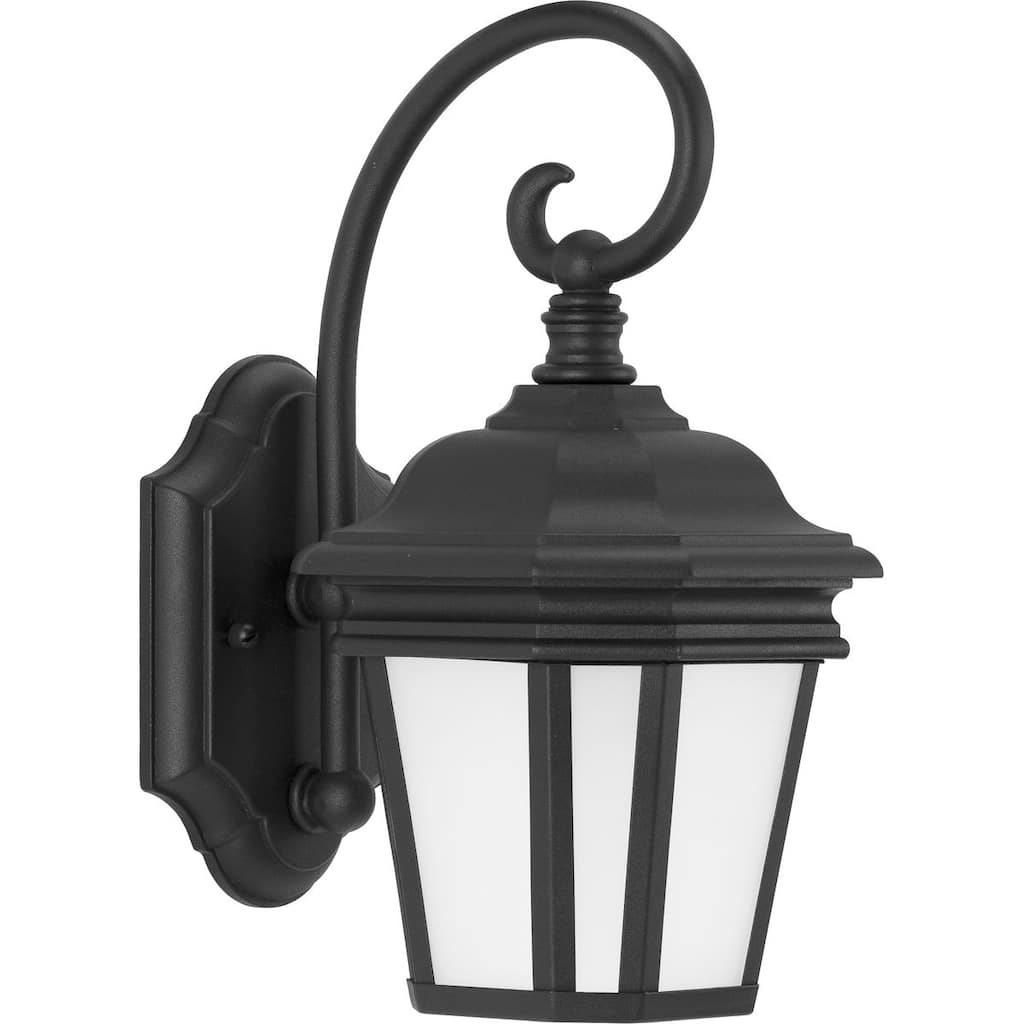 Crawford Collection Black One-Light Small Wall Lantern - 15.75" x 11.81" x 9.65"