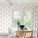 Andrew, Ogee Wallpaper, 20.5 in x 33 ft = About 56.4 square feet - Bed ...