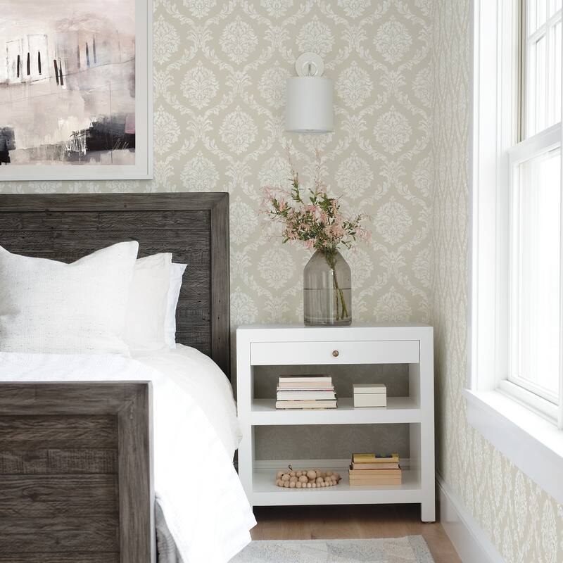 Faux Effects Arison Faux Grasscloth Wallpaper 20.5 in x 33 ft = About 56.4 square feet