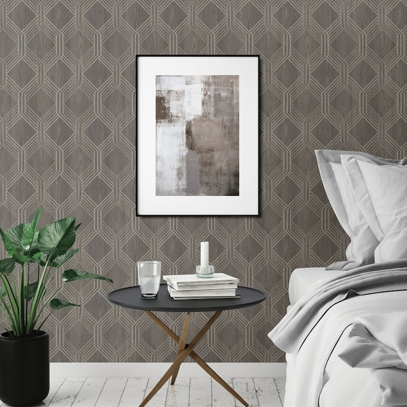 Trees McNair Scandi Tree Wallpaper 20.5 in x 33 ft = About 56.4 square feet