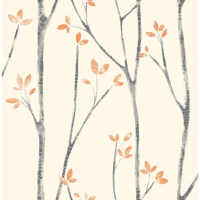 Trees McNair Scandi Tree Wallpaper 20.5 in x 33 ft = About 56.4 square feet