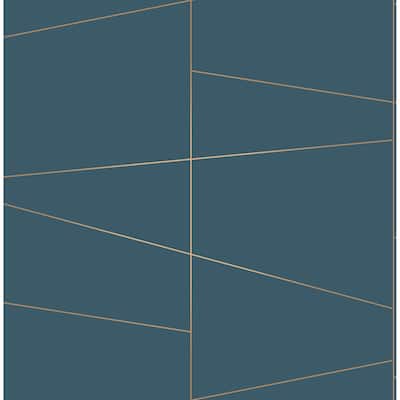 Geometrics Cuban Deco Fracture Wallpaper 20.5 in x 33 ft = About 56.4 square feet