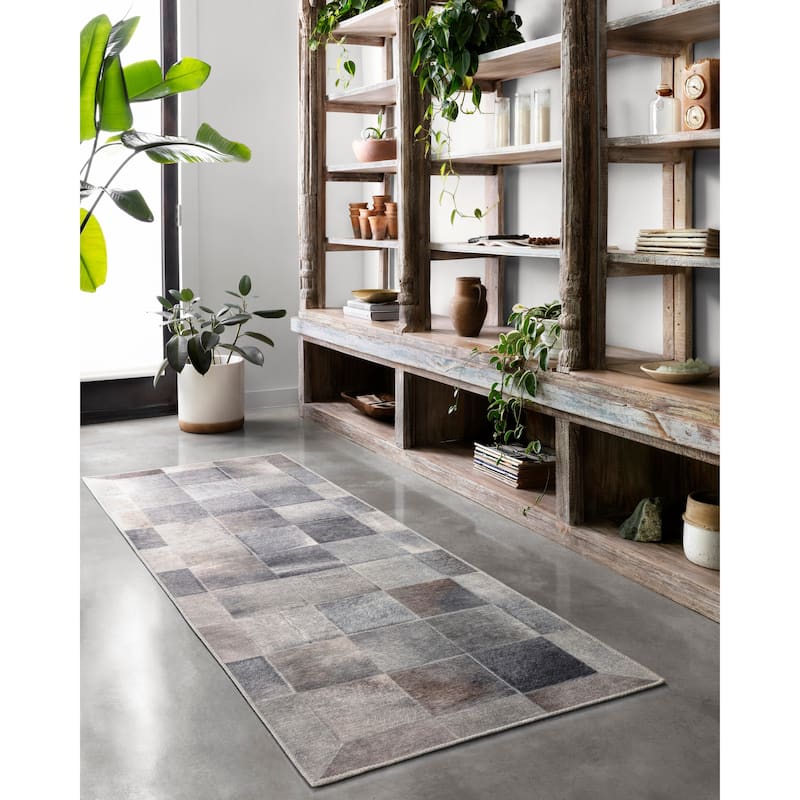 Alexander Home Davide Faux Cowhide Area Rug