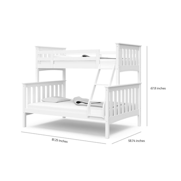 heavy duty twin over full bunk bed