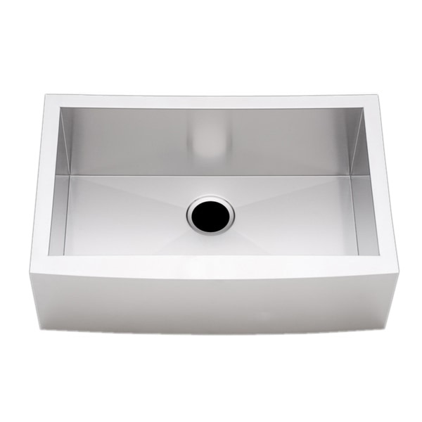 27-inch Stainless Steel Single-bowl Farmhouse Sink - Free Shipping ... - 27-inch Stainless Steel Single-bowl Farmhouse Sink