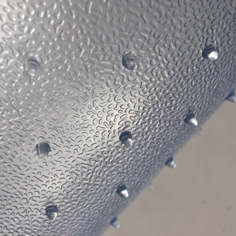 Moda Excellent Home Office PVC Chair Mat Lip Shape with Studs