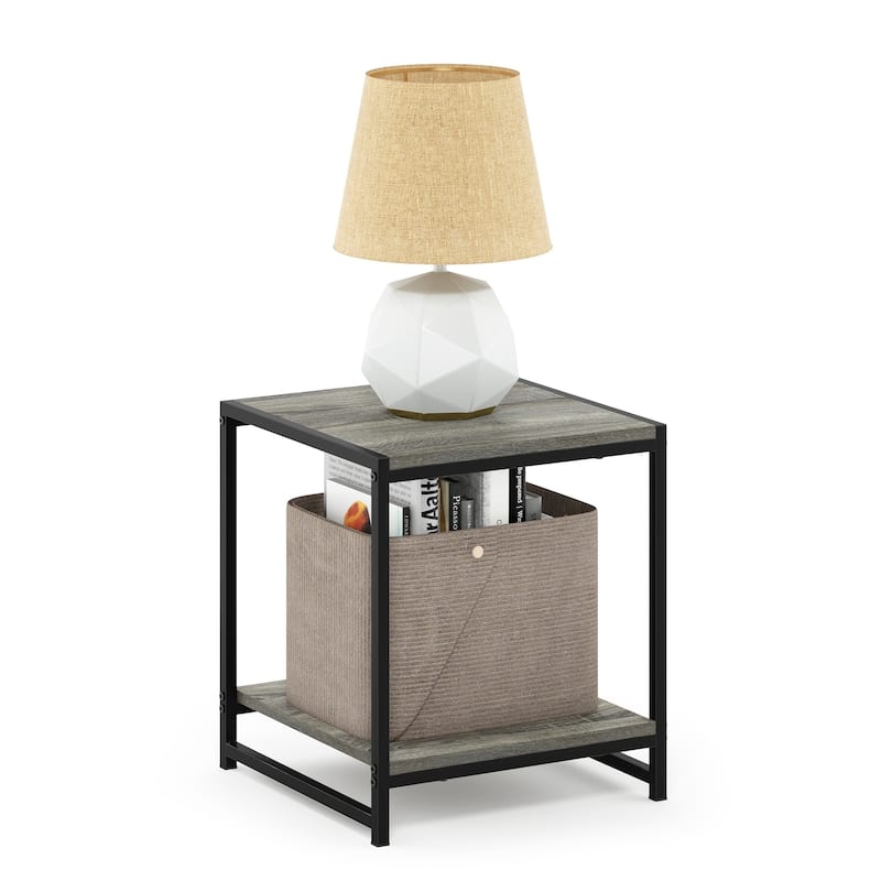 Furinno Camnus Modern Living 2-Tier End Table