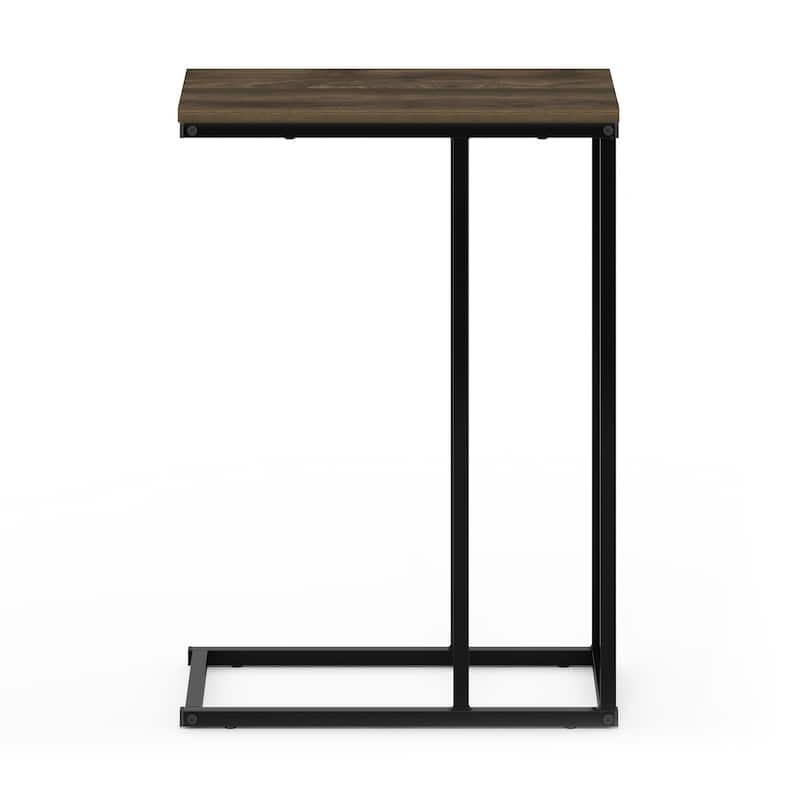 Furinno Camnus Modern Living Sofa Side Table - Columbia Walnut