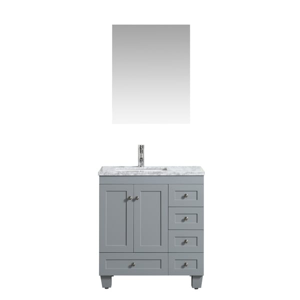 Eviva Happy 24" x 18"Grey Vanity