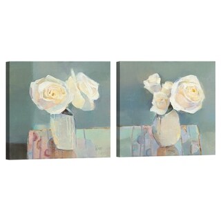 Sarah Simblet Roses Weekend Roses I & II by Sarah Simpson Set of 2 Canvas Art Prints - Bed ...
