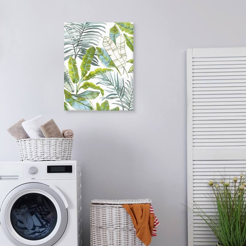 Tropical Jungle by Sandra Jacobs Canvas Art Print