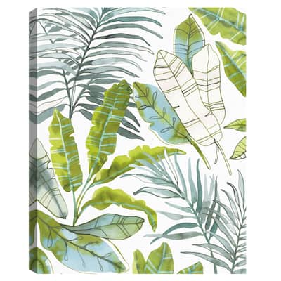 Tropical Jungle by Sandra Jacobs Canvas Art Print