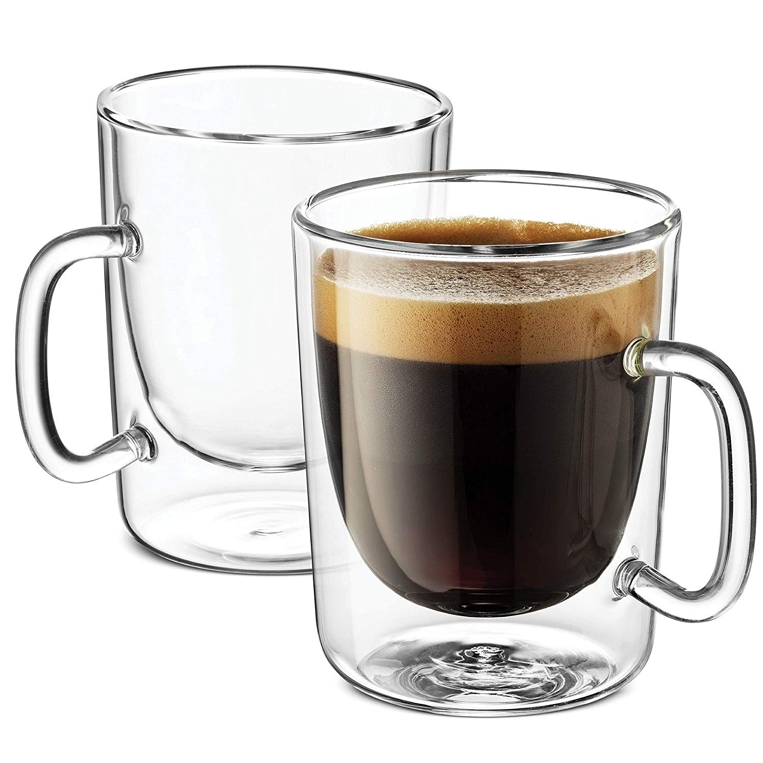 double glass coffee cups