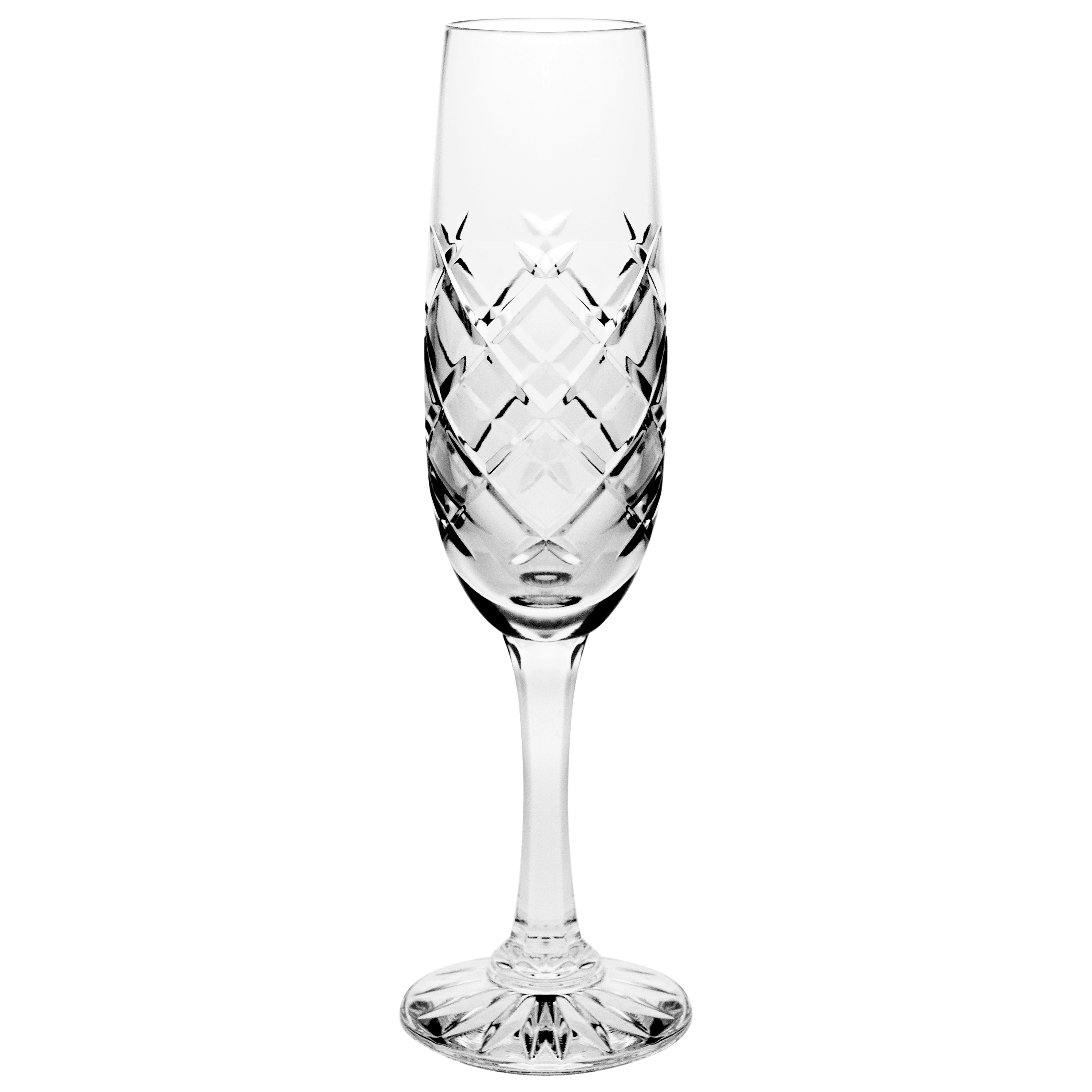 champagne and glasses set