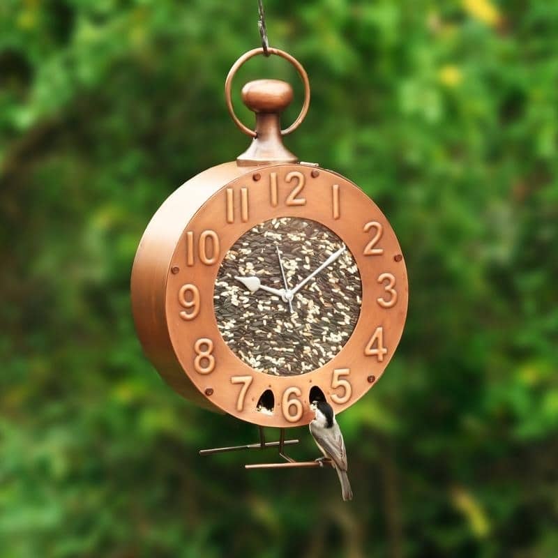 Copper Time Fly's Bird Feeder - Extra-Large 5 lb. Seed Capacity By Good Directions